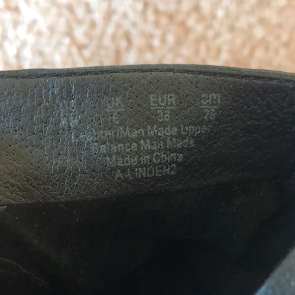 Franco Sarto Black Leather Booties - 8 - Picture 6 of 6